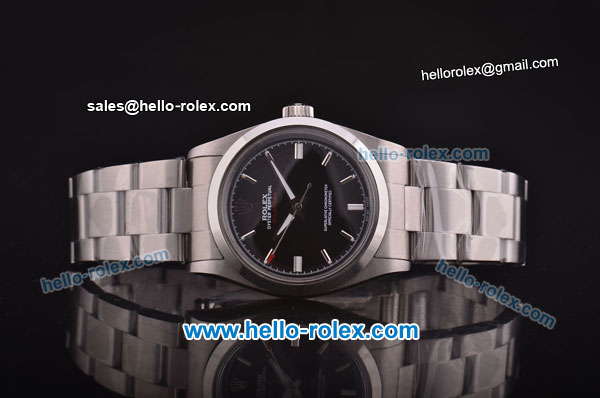 Rolex Milgauss Swiss ETA 2836 Automatic Steel Case/Strap with Black Dial - Click Image to Close